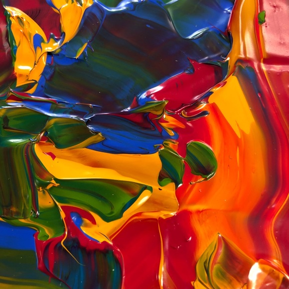 Acrylic Paint Pour Skin, colorful two sided design - Picture 5 of 8